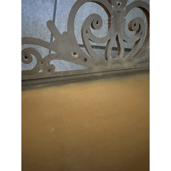 Vintage Homco Syroco Faux Rattan Bamboo Plastic Ornate Wall Cabinet 3609 - Picture 9 of 13